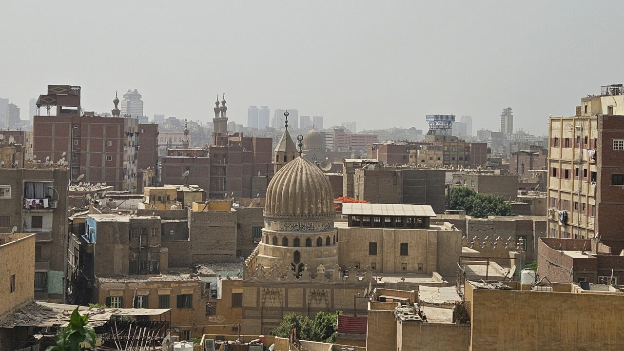 Blick über das islamische Viertel in Kairo