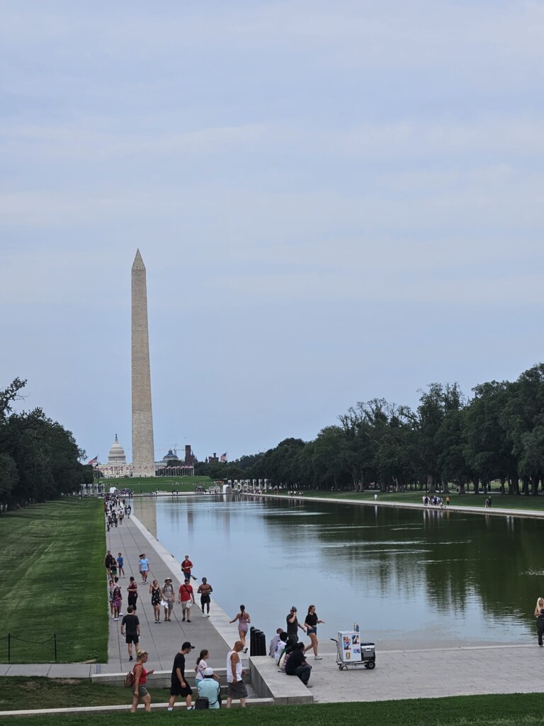 Blick auf das Washington Memorial